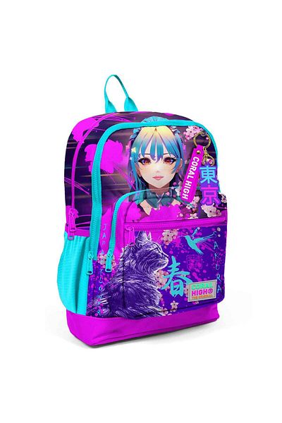 Coral High 23753 Model Anime Patterned School Bag