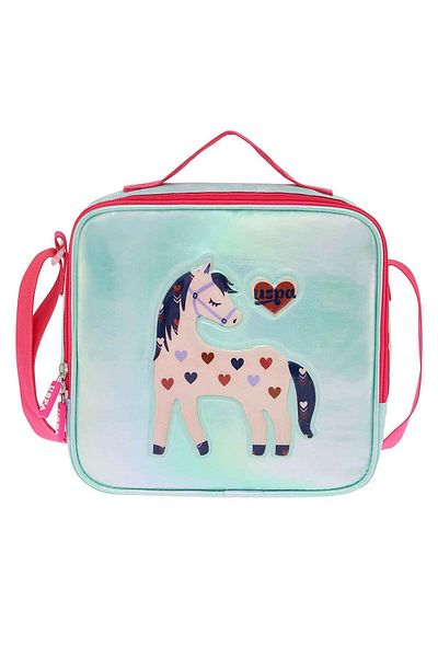 U.S. Polo Assn. Cutie de prânz verde cu model de cal polo din SUA - PLBSC24225