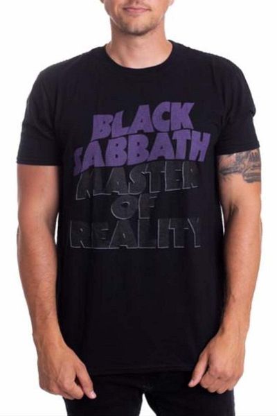 Köstebek Black Sabbath Master Of Reality Μαύρο μπλουζάκι Unisex