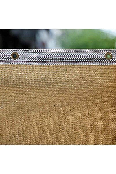 fileambalaj Yüzde 95'lik Krem Gölgelik File - 5*2 Metre - Branda - Çit Filesi...