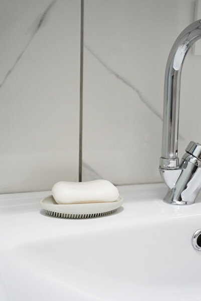 Hayveys Διπλή Προδιαγραφή Βούρτσα σιλικόνης και Στερεό Σαπουνάκι για Στέγνωμα Σαπουνιού