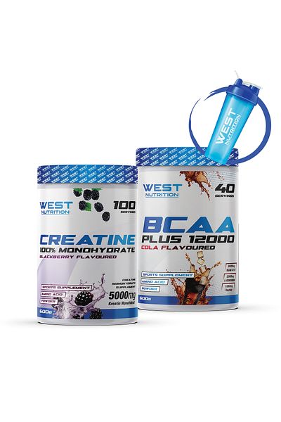 West Nutrition BCAA Plus - 600 gr Creatine Monohydrate Package