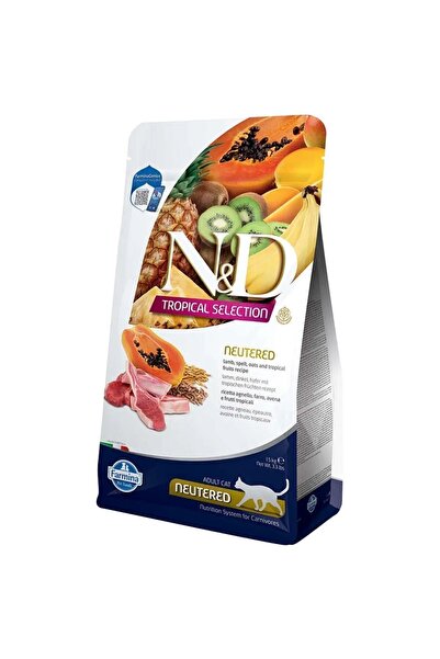 Farmina Tropical Selection Kuzu Etli Kısır Kedi Maması 1.5 Kg