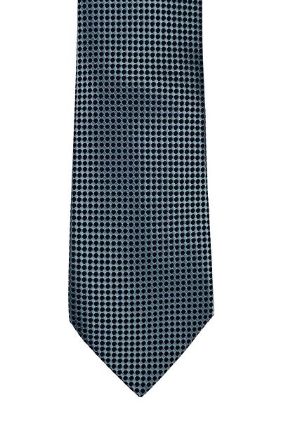 1001 Kravat Patterned Navy Blue 8 cm Wide Tie