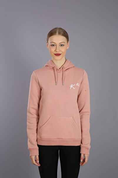 Kallisto Суитшърт с качулка и бродерия в стил „Салмон“