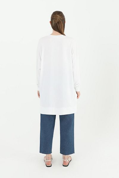 Puane Stone Detailed Viscose Fabric Testicle Tunic