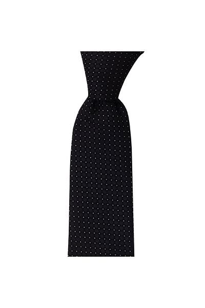 1001 Kravat Dark Gray Patterned 7.5 cm Wide Tie