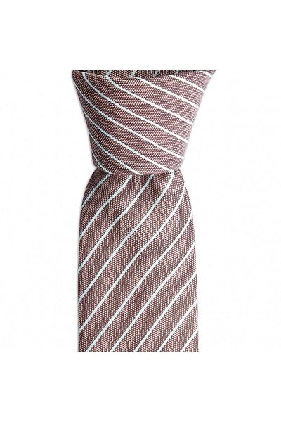 1001 Kravat Light Brown Colored 6 cm Wide Cotton Tie