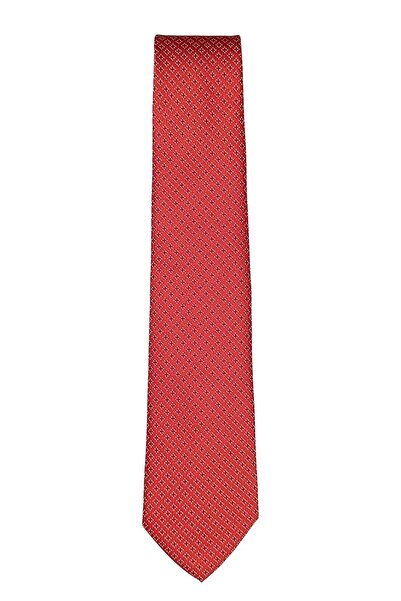 1001 Kravat Red Patterned 8 cm Wide Classic Tie