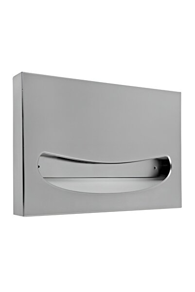 Maxiflow Klozet Kapak Örtüsü Verici Krom Klozet Örtü Dispanseri Paslanmaz Çelik 250 Adet Kapasiteli 39x28x5,5