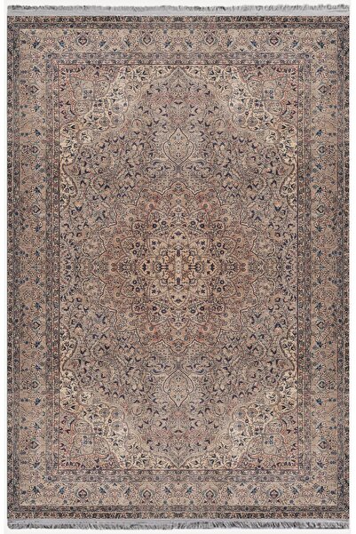 kilim home Mars 2084 Kahve Tonlarında Eskitme Antika Otantik Desen Kaymaz Dek...