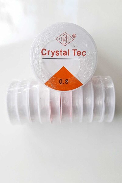 ella'nın çarşısı 10 bucăți de fir elastic transparent din cauciuc, 0,8 mm, 7 ...