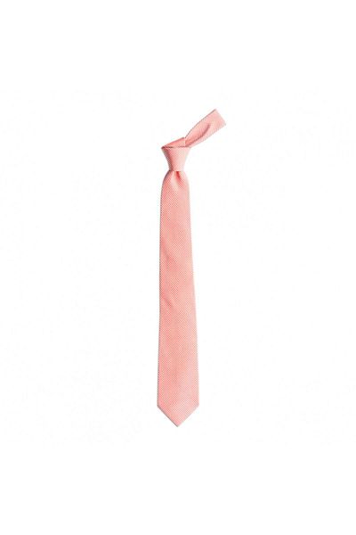 1001 Kravat Orange Patterned 8 cm Wide Silk Tie