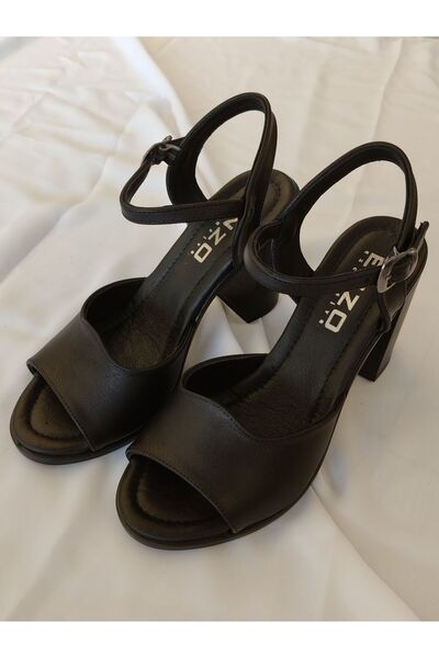ENZO Hakiki deri sandalet