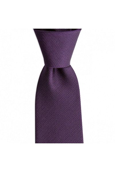 1001 Kravat Men's Purple Patterned 7.5 cm Wide Silk Tie