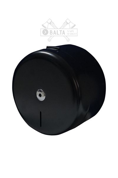 Maxiflow Εσωτερική έλξη WC Μικροσκοπικός διανομέας χαρτιού Μαύρος διανομέας χαρτιού υγείας Διάμετρος 21,5 X 13,5 cm