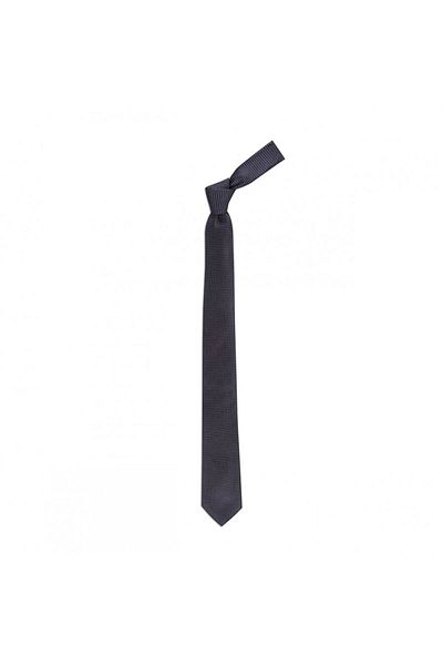 1001 Kravat Dark Gray Patterned 6 cm Wide Silk Tie