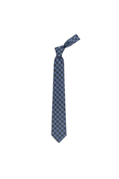 1001 Kravat Blue Colored 8 cm Wide Wool Silk Blended Tie