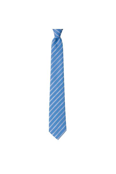 1001 Kravat Blue Striped 8 cm Wide Tie