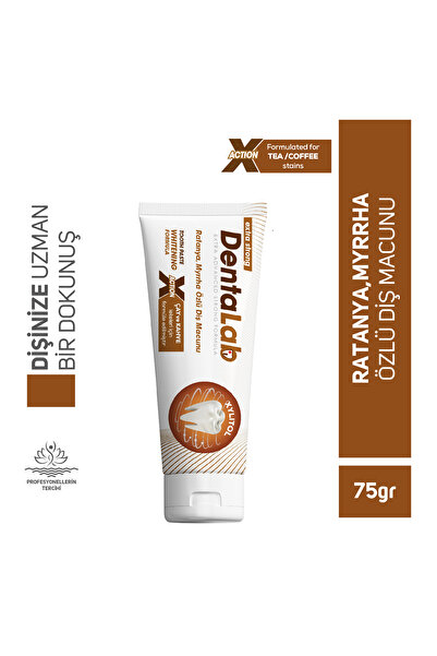 Dentalab Ratanya Myrrha Özlü Beyazlatıcı Diş Macunu 75 G