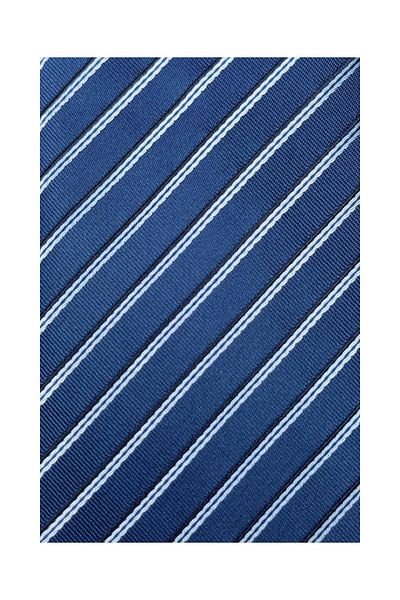 1001 Kravat Navy Blue Striped Necktie Men
