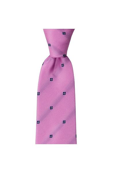 1001 Kravat Pink Patterned 8 cm Wide Tie