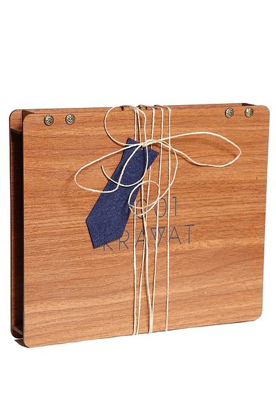 1001 Kravat Silk Tie and Silk Handkerchief Metal Cufflink - Bamboo Socks Gift Set with Wooden Box