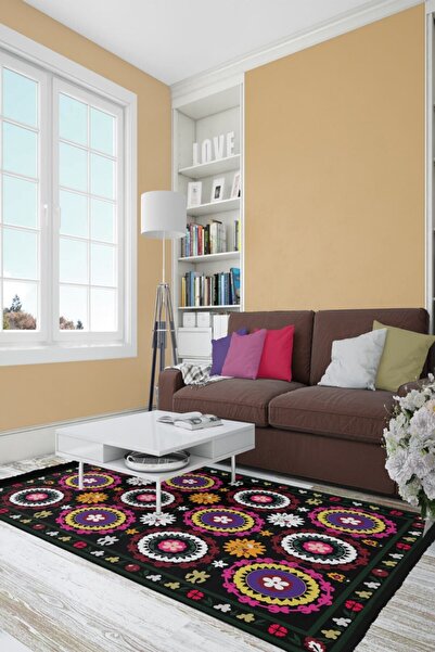 kilim home Mars Series Floral Pattern in Multy Shades on White Color Non-Slip...