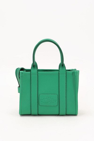 Levidor Grass Green - Text Printed Handbag with Studable Strap