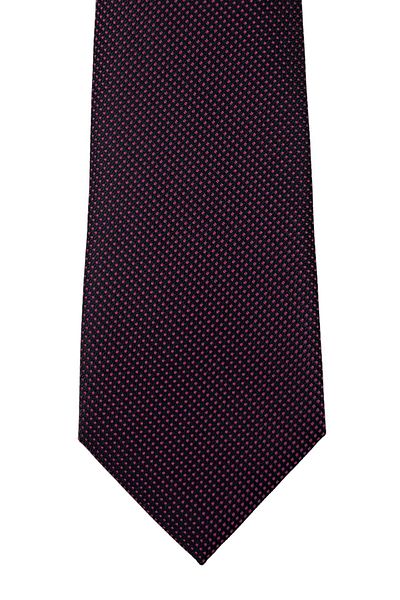 1001 Kravat Pink Small Polka Dot Tie