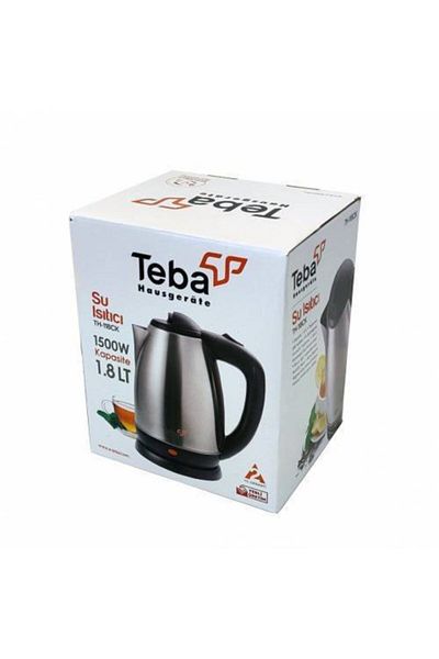 Teba 1.8 Lt 2 Years Warranty - Electric Steel Water Heater Kettle