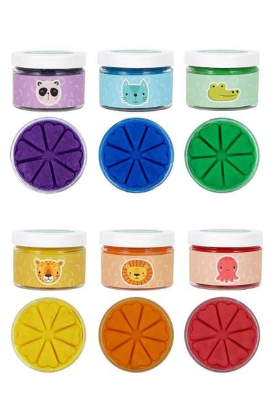 Bonimo Natural Play Dough 6 Color Set 6x150 gr