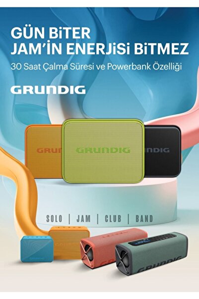 Grundig Jam+ Bluetooth Hoparlör Yeşil