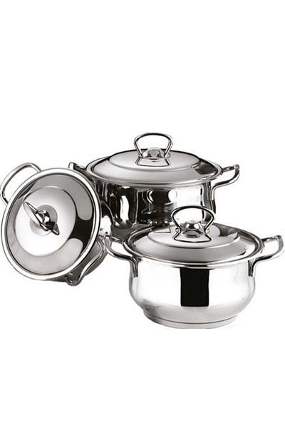 İnter 3-Piece Pot and Casserole Set