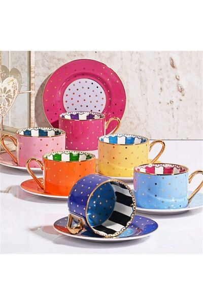 Kosova Colorful Coffee Cup Set of 6