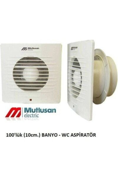 Mutlusan Banyo Tuvalet Aspiratör 100'lik (10cm.)