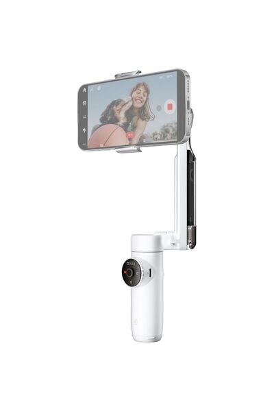 Insta360 Flow Telefon Gimbali Beyaz (RESMİ TÜRKİYE DİSTRÜBÜTÖRÜ GARANTİLİ)