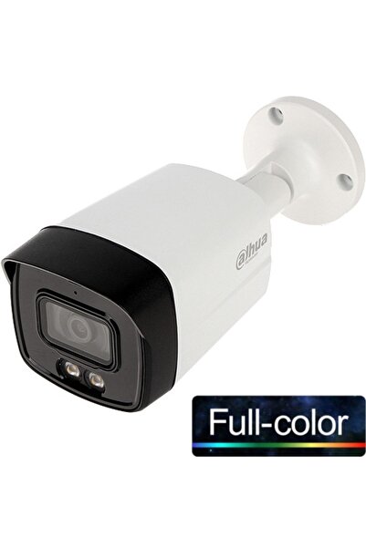 DAHUA (hac-hfw1209tlm-a-led-0360b) 1/2.8 2mp 3.6mm 1080p Hdcvı Full Color 4ın1 Ip67 Metal Ir-40mt.