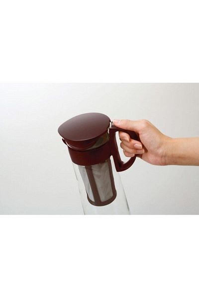 Hario Mizudashi (cold Brew) Coffee Pot - Filtered Cold Coffee Brewing Jug (brown)