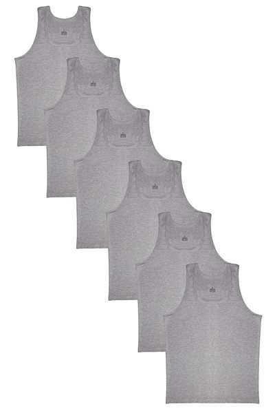 Tan Yıldız Men's Combed Cotton Undershirt 6 Pack