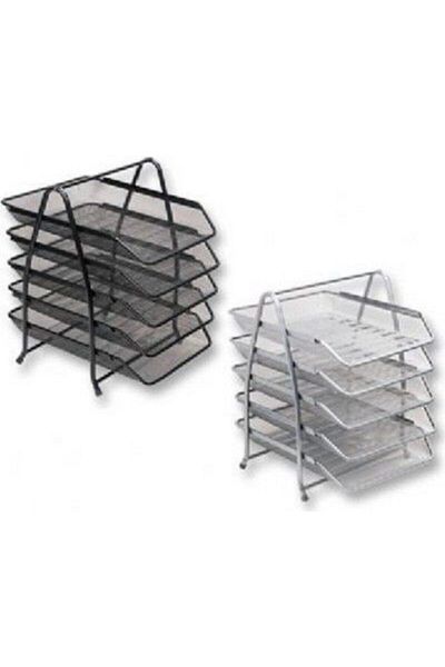 Rubenis Black 5-Piece Wire Document Shelf Set