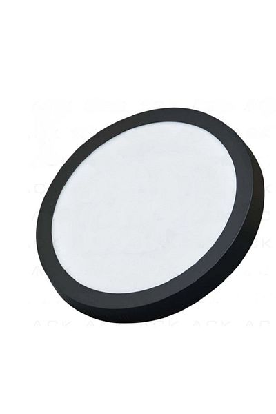 Cata 30 Watt Round Panel Led Luminaire - Aluminum Black Case White Light Ct-5238