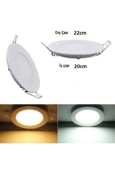 Cata Ct-5149 Slim Led Panel Spot Luminaire 18 W White Light