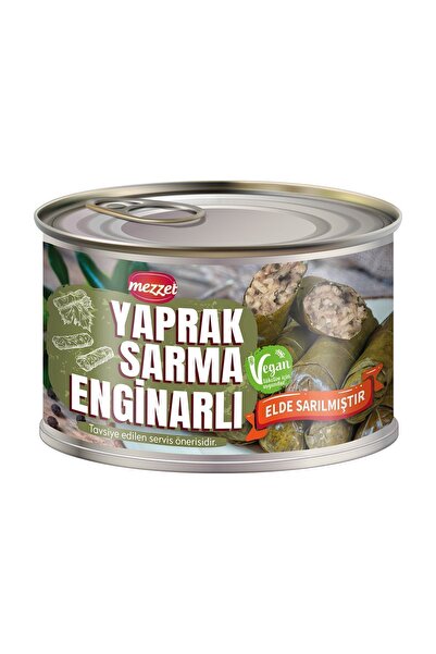Mezzet Enginarlı Yaprak Sarma 400 g - El Yapımı Vegan Koruyucusuz Sarma