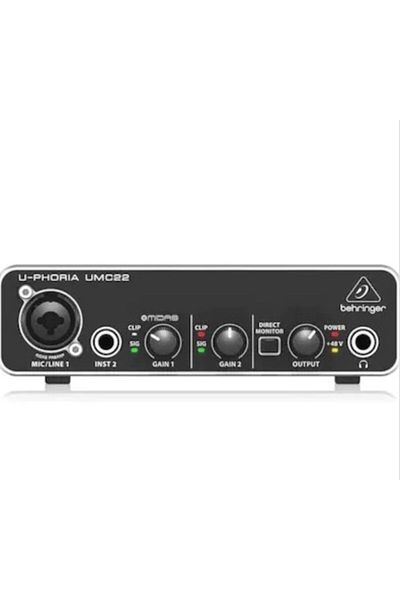 Behringer Umc22 2 Channel Sound Card