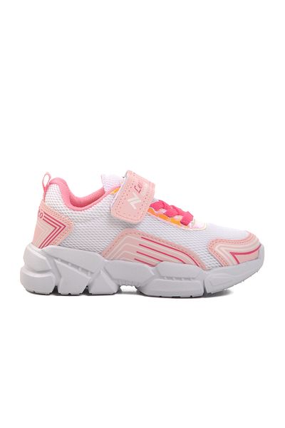 AYAKMOD Pantofi sport pentru copii A-36-P - alb și roz