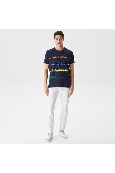 Nautica Ανδρικό T-shirt Nautica V35530T.4NV.XL Navy Blue