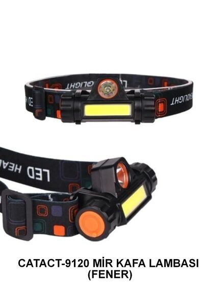 Cata Ct-9120 Mir Led Kafa Feneri (şarjlı) Çift Fonksiyonlu