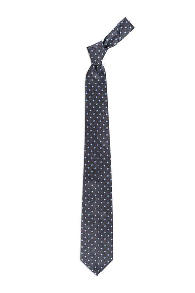 1001 Kravat Gray Colored Wool Silk Blended Tie 8 Cm