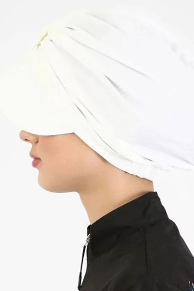 Vera Ecru Hijab Hat - Women's Bonnet Ready Turban, Sea Bonnet Swimsuit